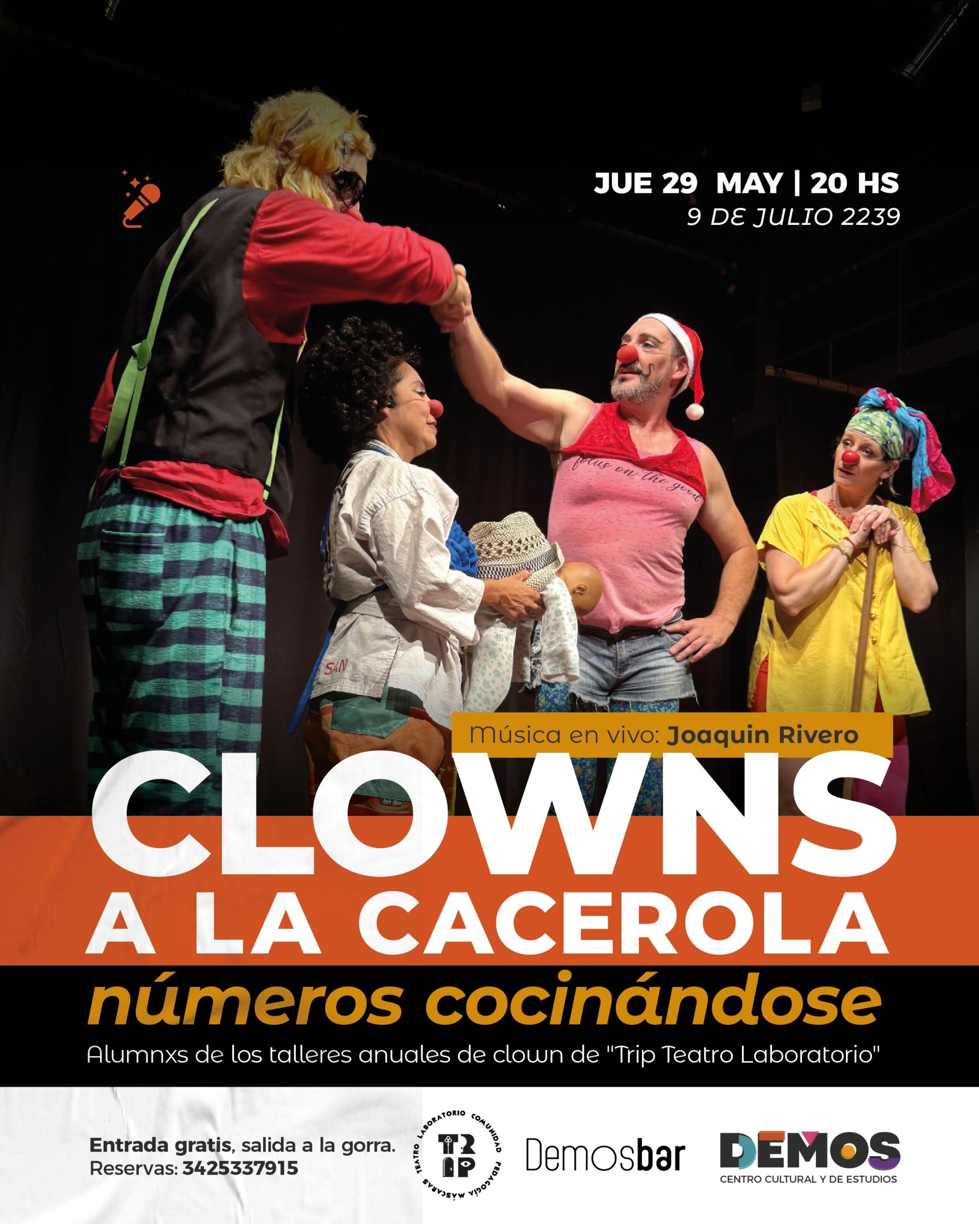 CLOWNS A LA CACEROLA: NÚMEROS COCINÁNDOSE